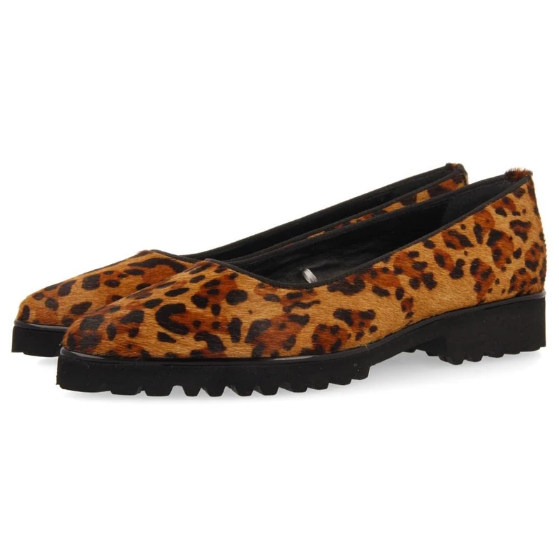 GIOSEPPO RUKA, Women's Ballet Shoes, Leopard, 6 UK, Leopard, 7 UK