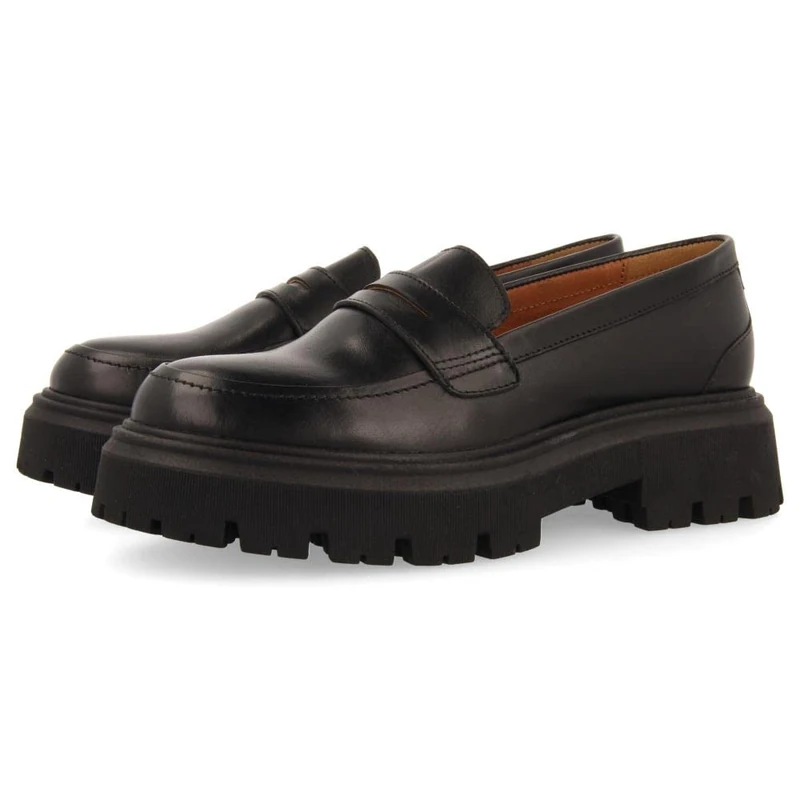 GIOSEPPO Steinnes, Women's Loafer, Black/White, 5 UK