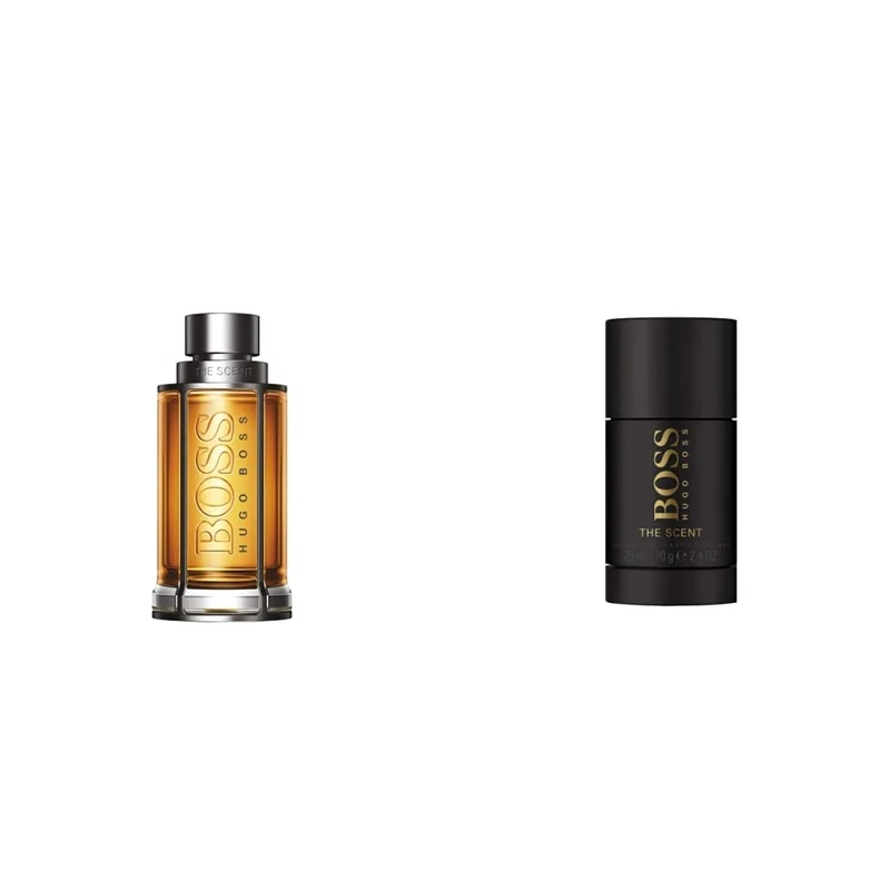 BOSS The Scent For Him Eau de Toilette 50ml Aftershave for Men & BOSS The Scent Deodorant Stick 75ml