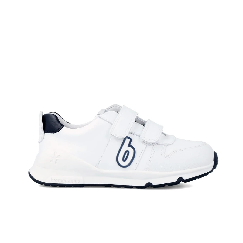 Biomecanics Boy's 231005 Sneaker, White and Navy Blue, 12.5 UK Child - Image 1