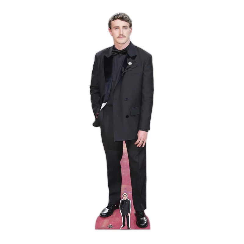 Star Cutouts CS1074 Paul Mescal Lifesize Cardboard Cutout With Mini
