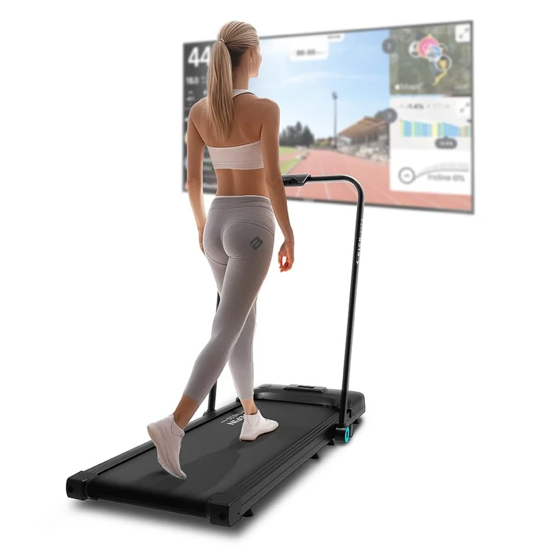 Bluefin Fitness Walking Pad | Folds Under the Desk for your Home and Office | Compact Treadmill with Kinomap App Connectivity | Lightweight with Folding Handlebar | Speed of 1-8 kmh - Image 1