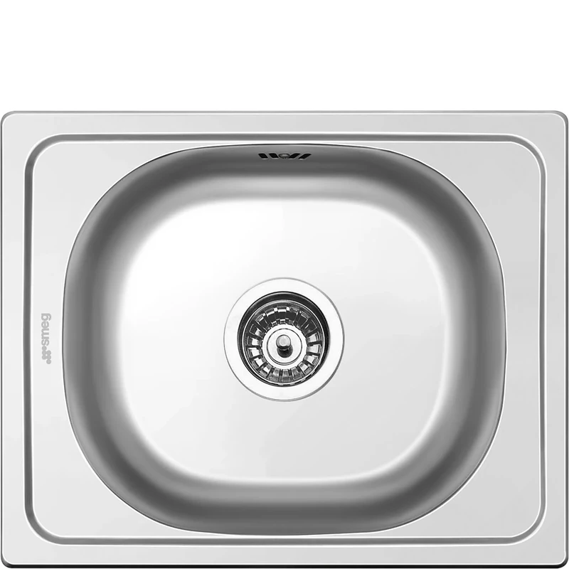 Kitchen Sink Made of Stainless Steel with a Single Bowl from Smeg Omni - Stainless Steel - LYP401