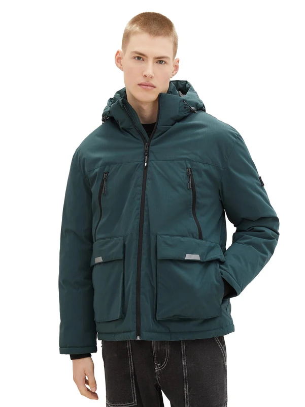 TOM TAILOR Denim Men's Jacket, 10362 Dark Gable Green, XXL