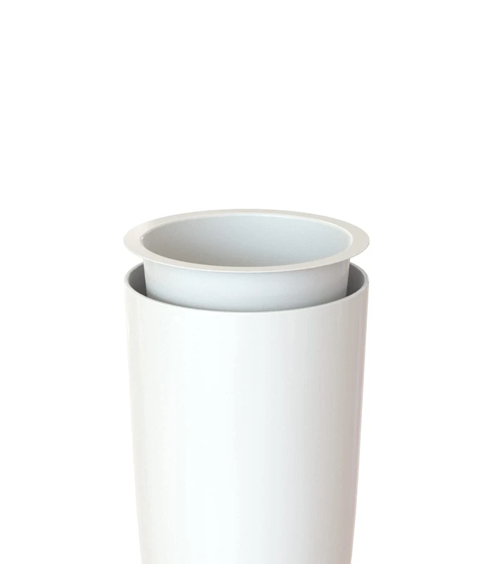 SANTORINI POT 65CM BRANCO C/INSERT