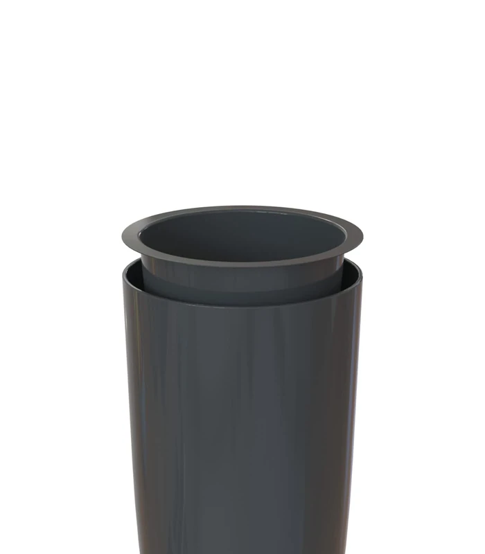 Artevasi Round Shaped Flower Pot, Anthracite