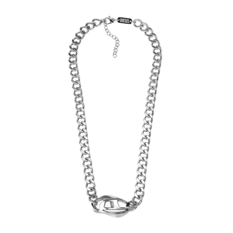 Diesel Men's Stainless Steel with lobster clasp closure Chain necklace