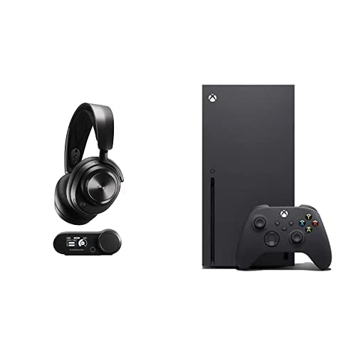 SteelSeries Arctis Nova Pro Wireless - Multi-System Gaming Headset - Premium Hi-Fi Drivers - Active Noise Cancellation - Infinity Power System - Xbox, PC, PS5, PS4, Switch, Mobile