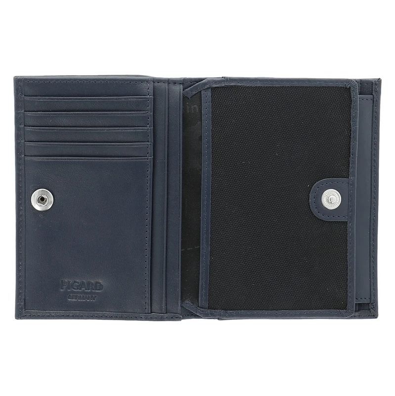 Picard Apache Leather Wallet 9.5 cm, Jeans Colour, One Size