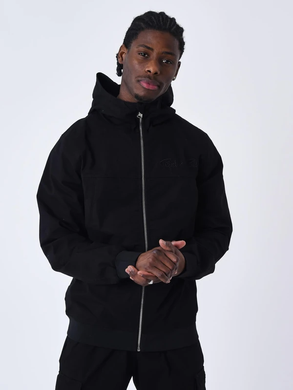 PROJECT X PARIS Men's Jacket, 100% Cotton, Black, Size S