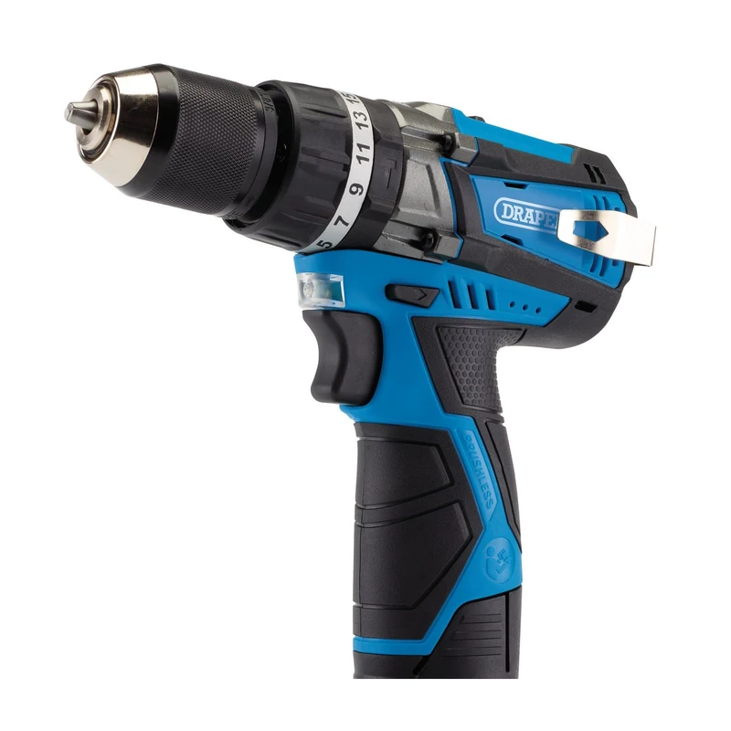 Draper 03862 12V Brushless Combi Drill (Sold Bare) - Image 1