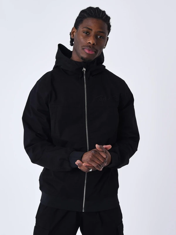PROJECT X PARIS Men's Jacket, 100% Cotton, Black, Size M