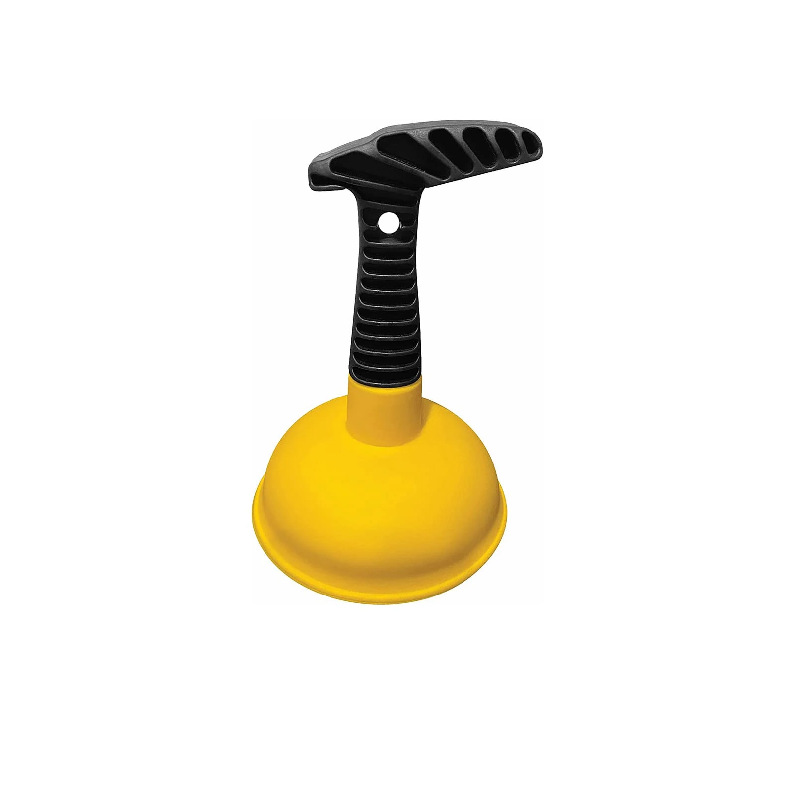 Cuzlarmul Sink Plunger, Plunger Sink Unblocker with Short Handle, Powerful Plunger Unclogging Tool for Kitchen Sink, Shower, Bathroom Drains, Bath (Yellow)