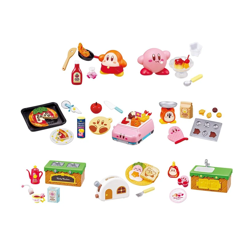 Reement Kirby Harapeko Kirby Kitchen Box Product, 8 Types in Total, 8 Pieces
