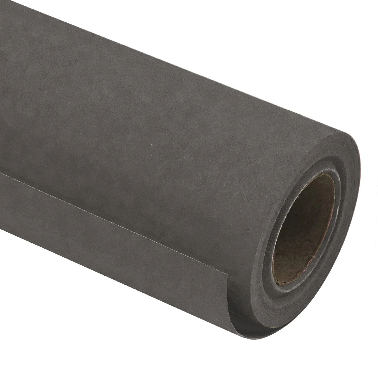 RUSPEPA Kraft Paper Roll - 44.5 cm x 10 m - Recyclable Paper Perfect for Wrapping, Craft, Packing, Floor Covering, Dunnage, Parcel, Table Runner, Dark Gray
