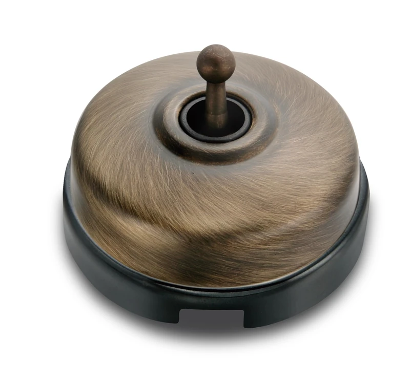 Fontini - Two-Way Black Porcelain - Bronze casing and Brass Handle DIMBLER - Image 1