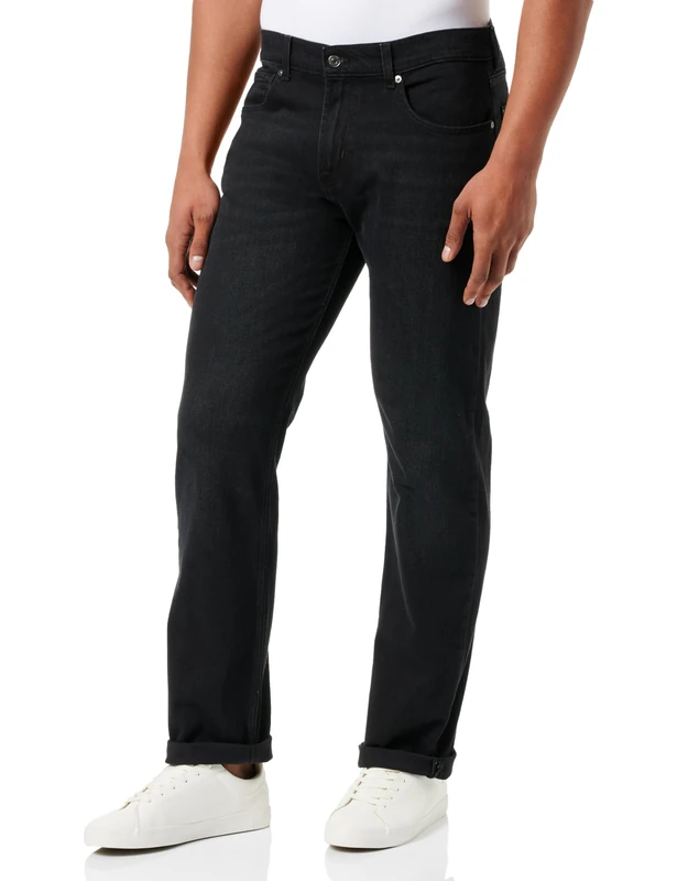 7 For All Mankind Men's Jeans, Black, 30