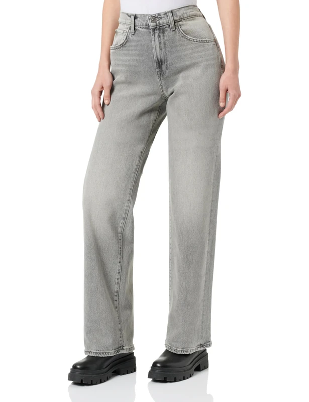 7 For All Mankind Women's Jsstc640 Jeans, Gray, W26