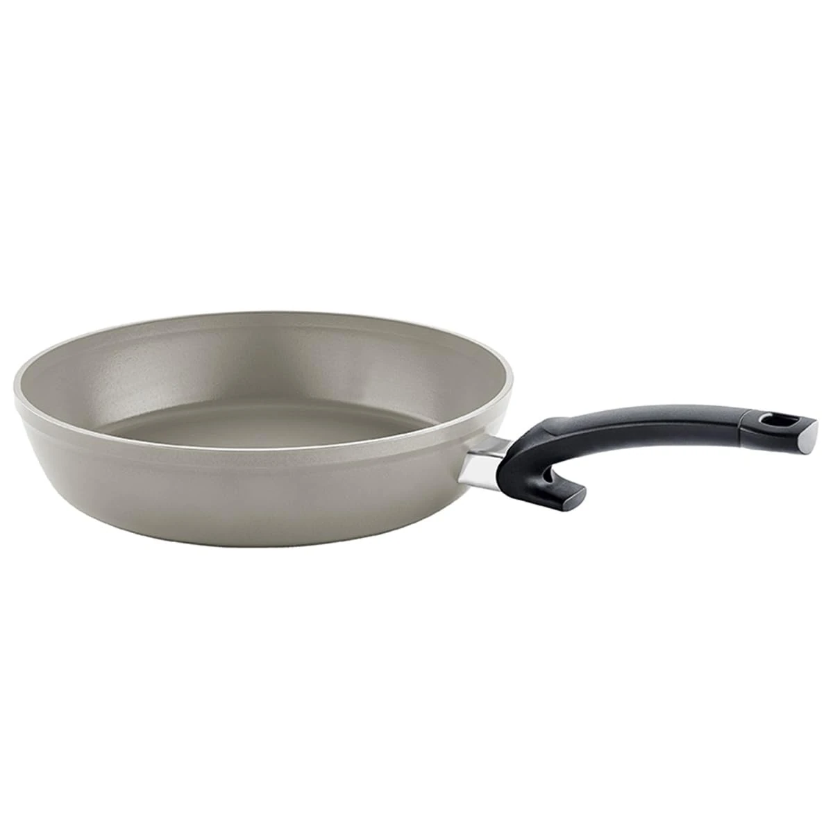 Fissler Ceratal Comfort/Aluminium Frying Pan Made Without PFAS/PTFE, Ceramic-Coated (Diameter 26 cm) Ceramic Frying Pan Non-Stick - Induction, Grey