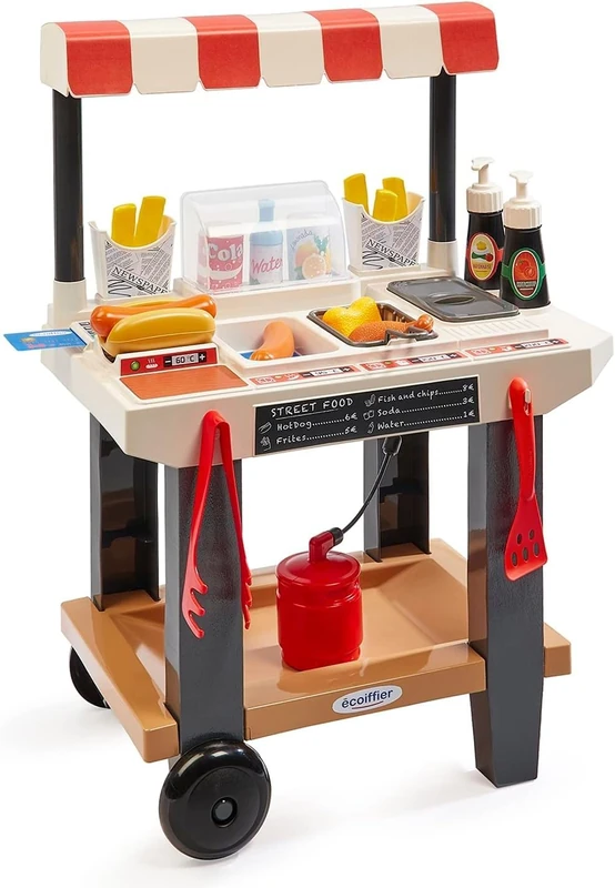 Ecoiffier Street Food Kitchen Toy Set - Imitation Games 1682