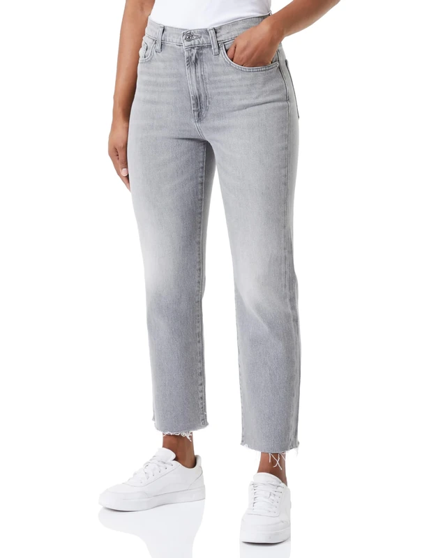 7 For All Mankind Women's Jsslc640 Jeans, Gray, W25