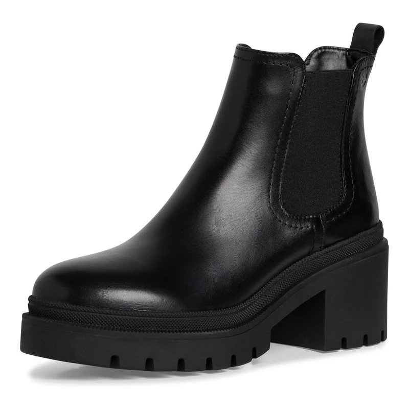 Tamaris Women's Elegant Ankle Boots 1-25459-41 Black, Black (Black Leather), 5 UK