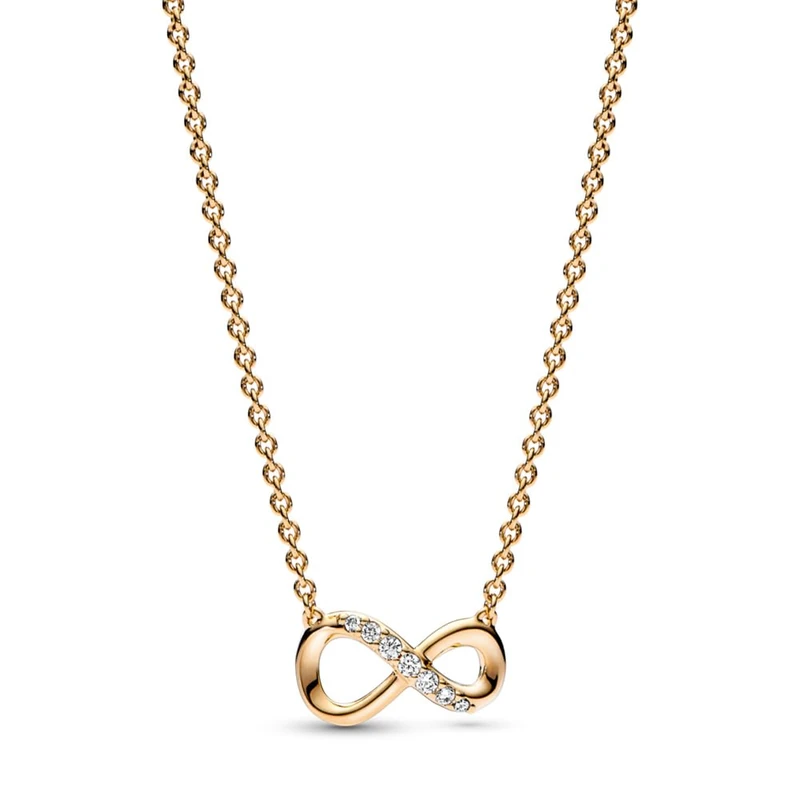 PANDORA Sparkling Infinity Collier Necklace- No Box