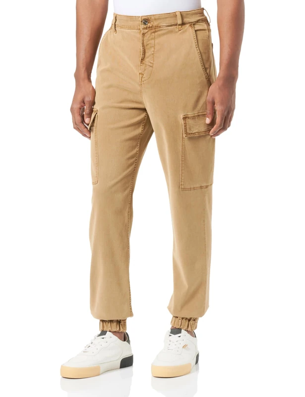 7 For All Mankind Men's Jsgcc540 Trousers, Beige, 24