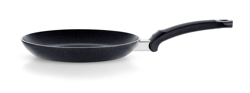 Fissler Levital + Flat/Aluminium Pan Coated (Diameter 24 cm) Crepe Pan, Non-Stick, Premium Pearling Effect - Induction, Black