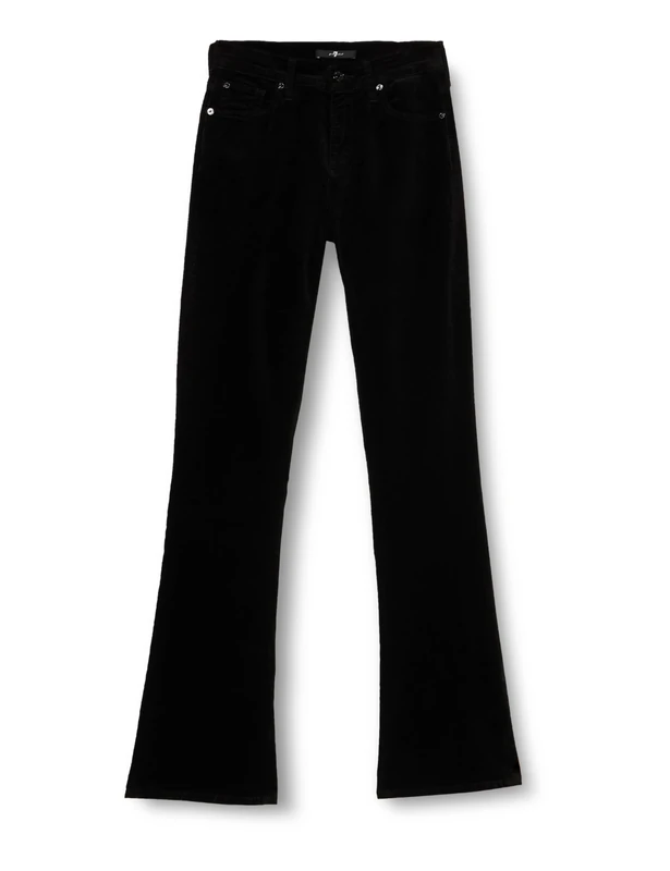 7 For All Mankind Women's Jswbv650 Trousers, Black, 4