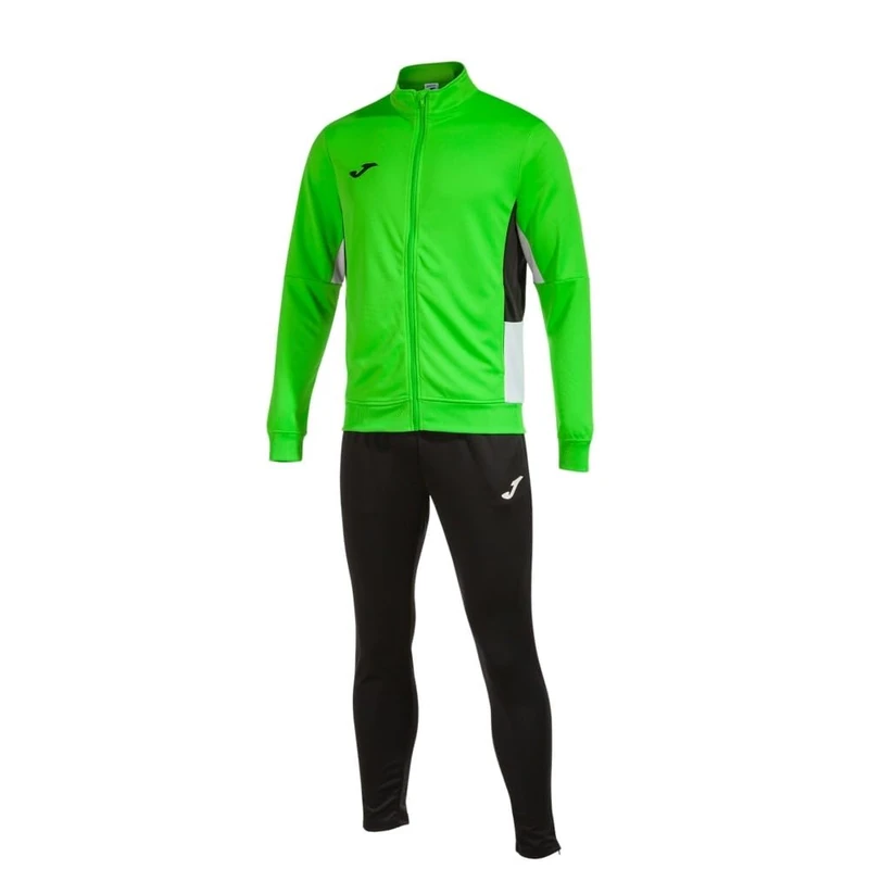 Joma Tracksuit Danube II Neon Green Black White