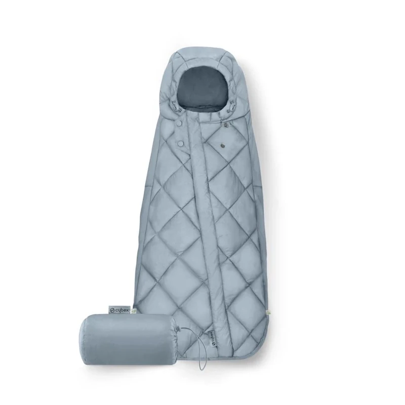 CYBEX Gold Footmuff Snøgga Mini 2, For Baby Car Seats, From Birth to approx. 24 Months, TOG 4, Sky Blue