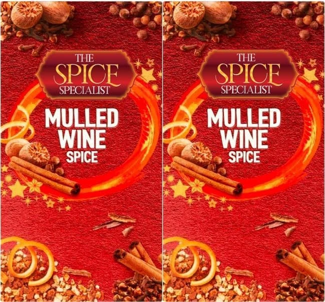 Christmas Mulled Wine Spice (2 Boxes, Total 12 Sachets) 2 Pack by The Spice Specialist
