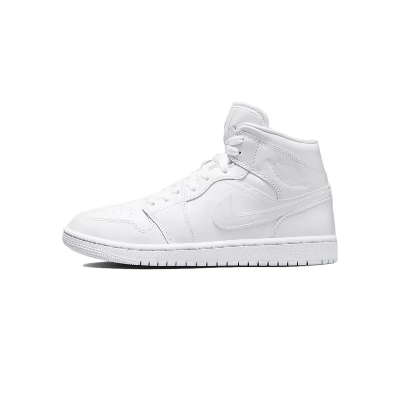 NIKE DV0991-111 WMNS AIR Jordan 1 MID Women White/White-White UK 9