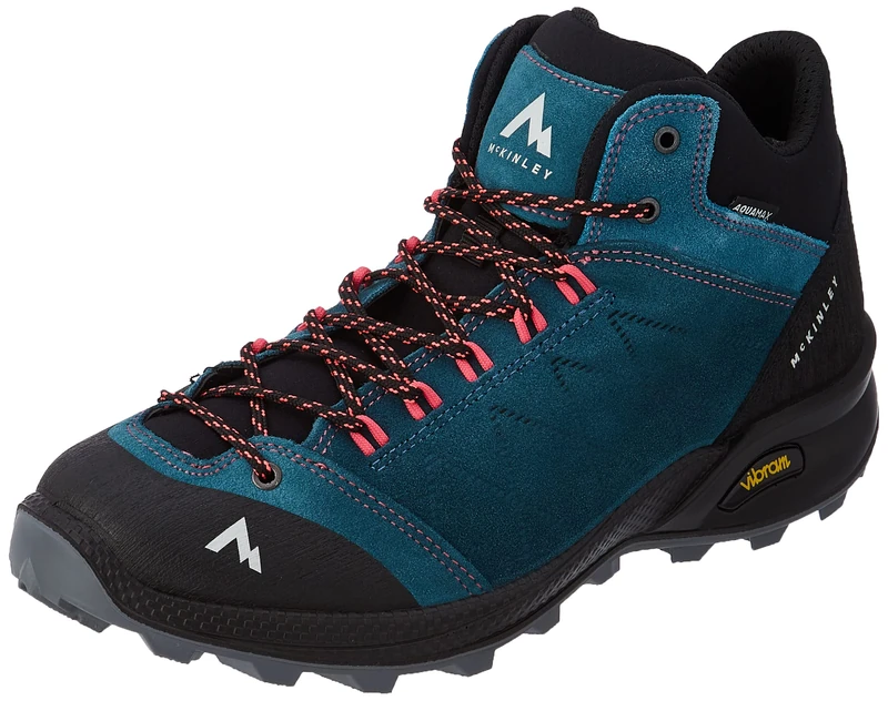 McKinley Women's Wyoming II Mid Aqx Ankle Boot, Blue Petrol/Blue Aqua, 3 UK