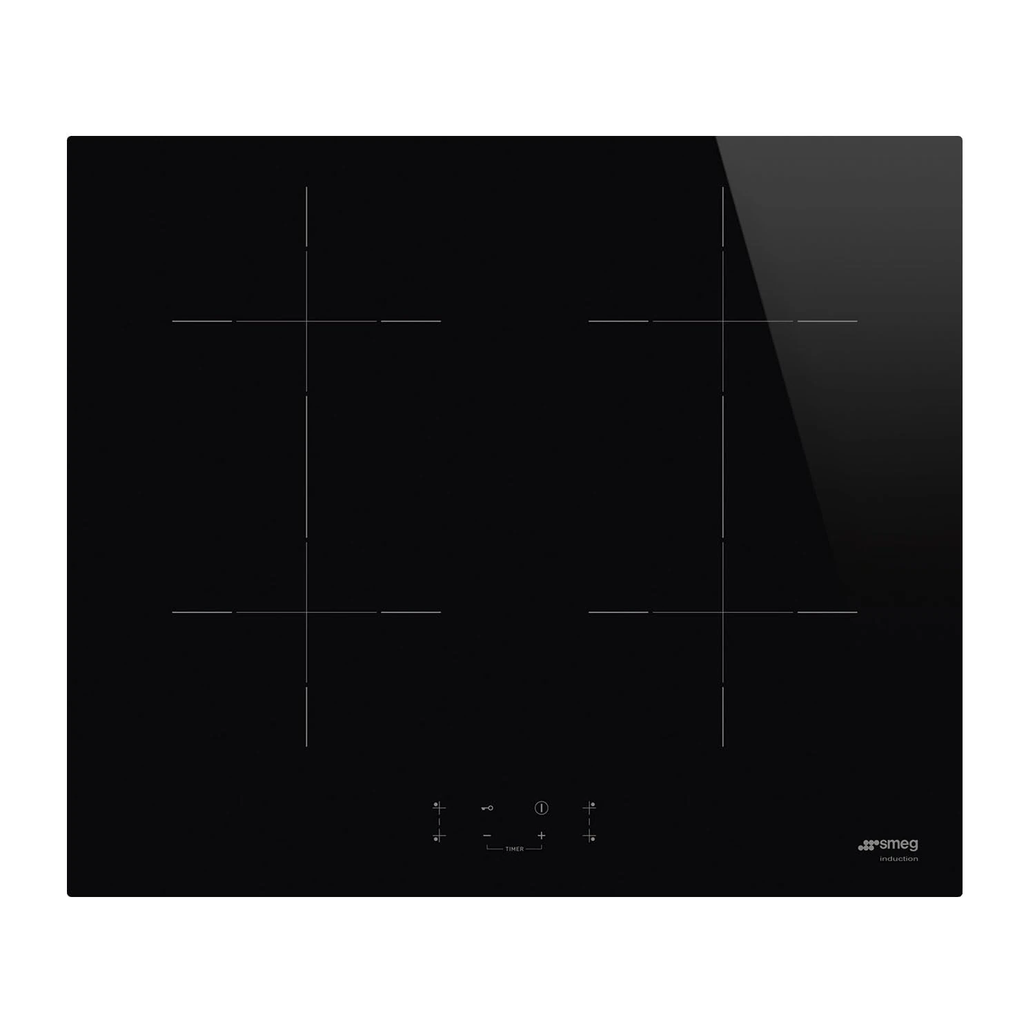 Smeg Universal SIB2641D plaque Noir Intégré 60 cm Plaque avec zone à induction 4 zone(s)