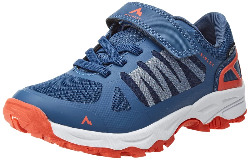 Mckinley Kansas III Track Shoe, Navy/White/Red, 1 UK Child - Image 1