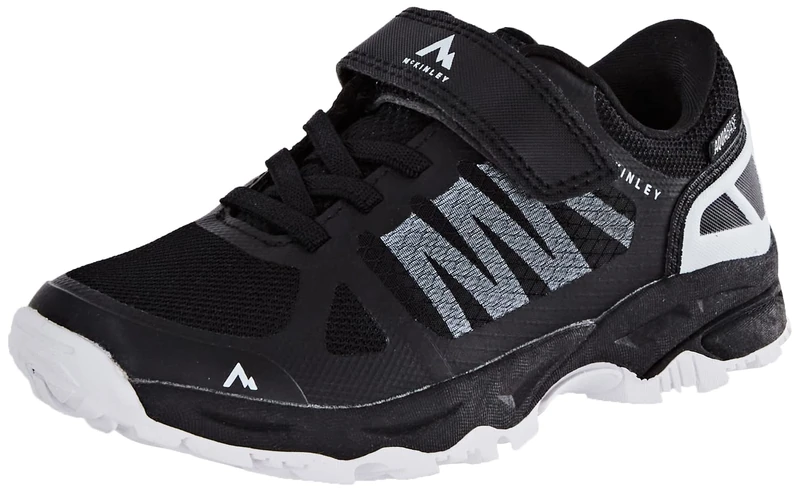 Mckinley Kansas III Track Shoe, Black Night/White, 5 UK Child