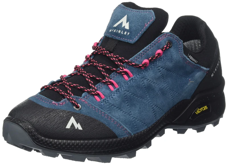 McKinley Women's Wyoming Ii AQX Hiking Shoe, Blue Petrol/Black Ni, 6 UK