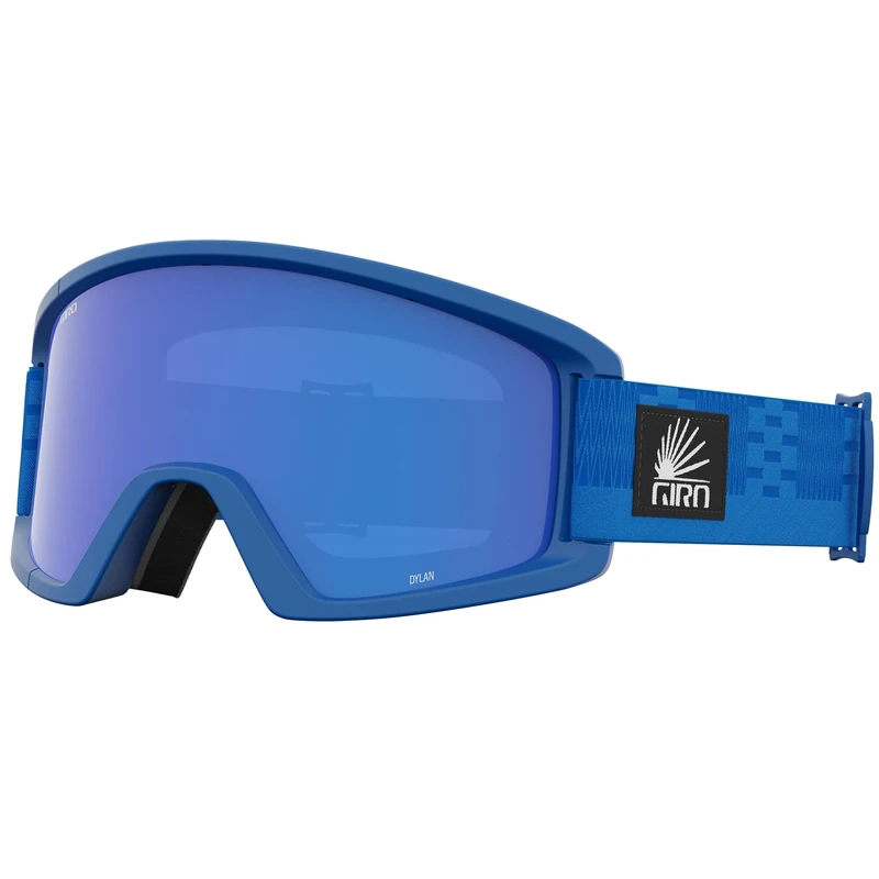 Giro Womens Dylan Snow Goggles - Lapis Blue Mzansi, Grey Cobalt/Yellow Lens