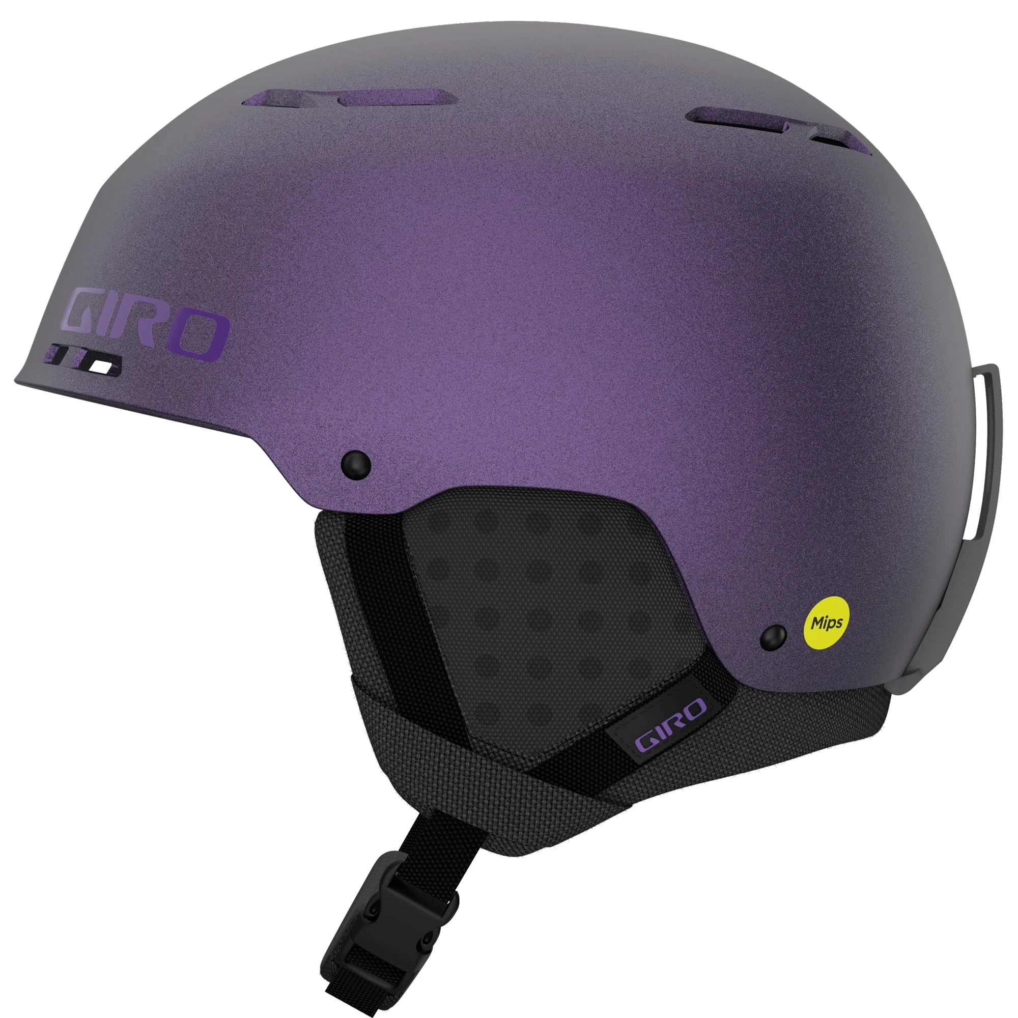 Giro Emerge Spherical MIPS Snow Helmet - Matte Black/Purple Pearl - Small 59-62.5CM