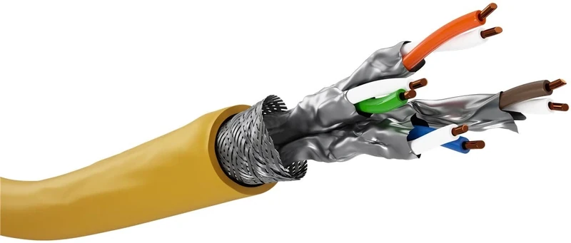 goobay 61126 - CAT 8.1 Installation Cable - CAT 8 Network Cable/LAN Cable - Installation High Speed 40 Gbits Data Cable with S/FTP PiMF Shielding / 25 m