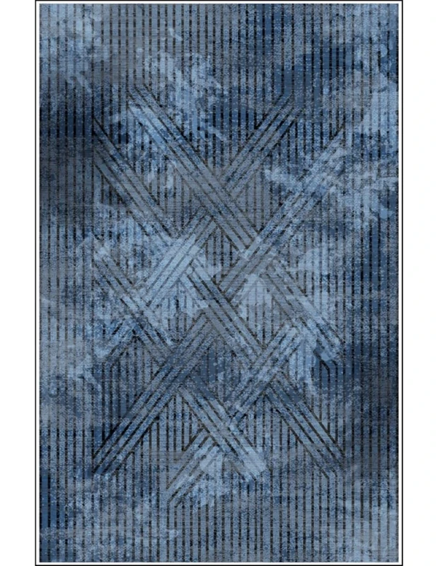 MANI TEXTILE Fisun Rug Blue 200 x 300 cm - Image 1