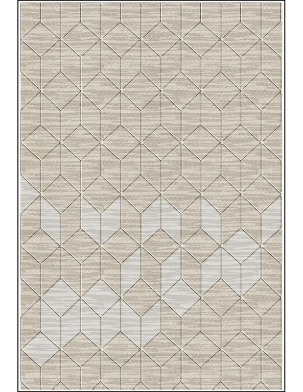MANI TEXTILE - Nil beige rug, dimensions: 160 x 230 cm