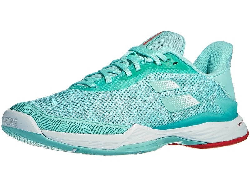 Babolat Jet Tere All Court Women Tennis Shoes, Yucca White, 8 UK