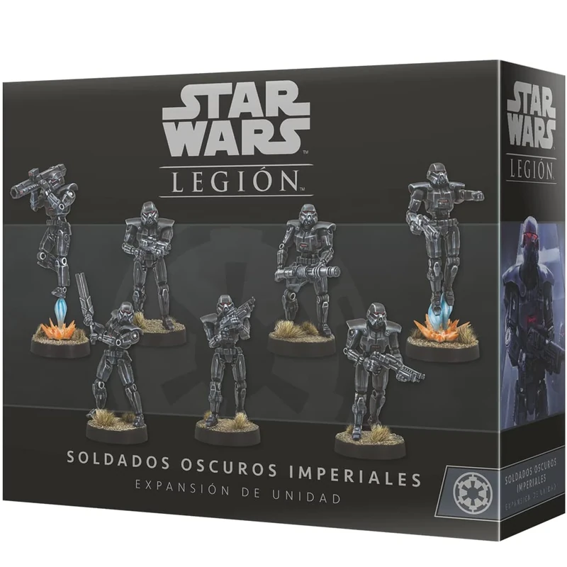 Atomic Mass Games, Star Wars Legion, Imperial Dark Soldiers, Spanish Miniatures Game