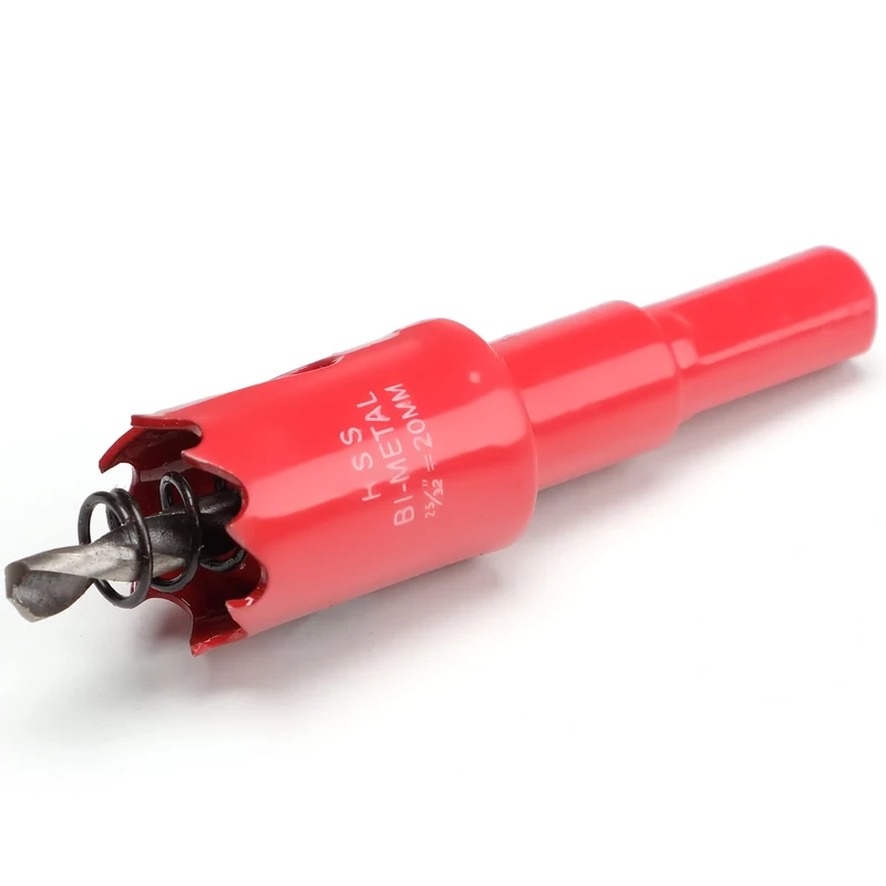 20mm Hole Saws Cutter, HSS Bi-Metal Drill Bit for Wood, Plastic, UPVC, Fiberglass and Plasterboard