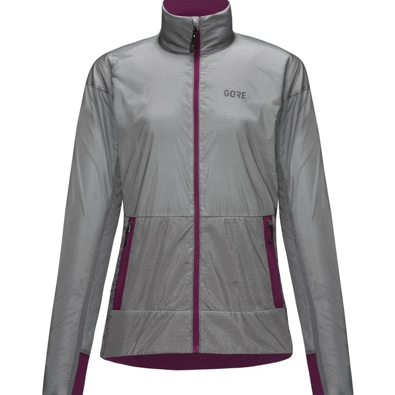 GORE WEAR Womens Drive Jackets, Lab Gray/Process Purple, 38 EU