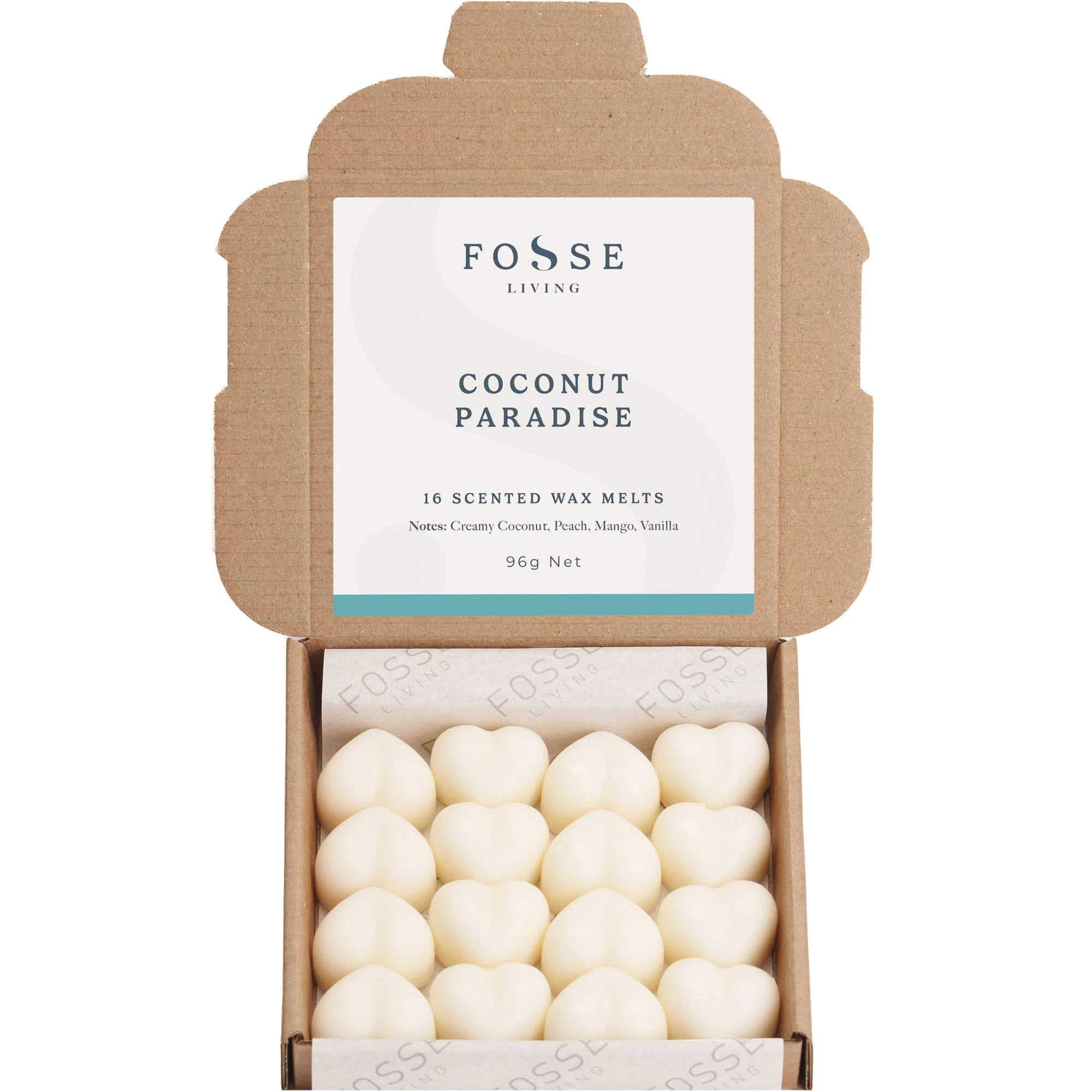 Coconut Paradise Strong Scented Wax Melts 16 Pack - The Gift for Every Occasion – Made in The UK