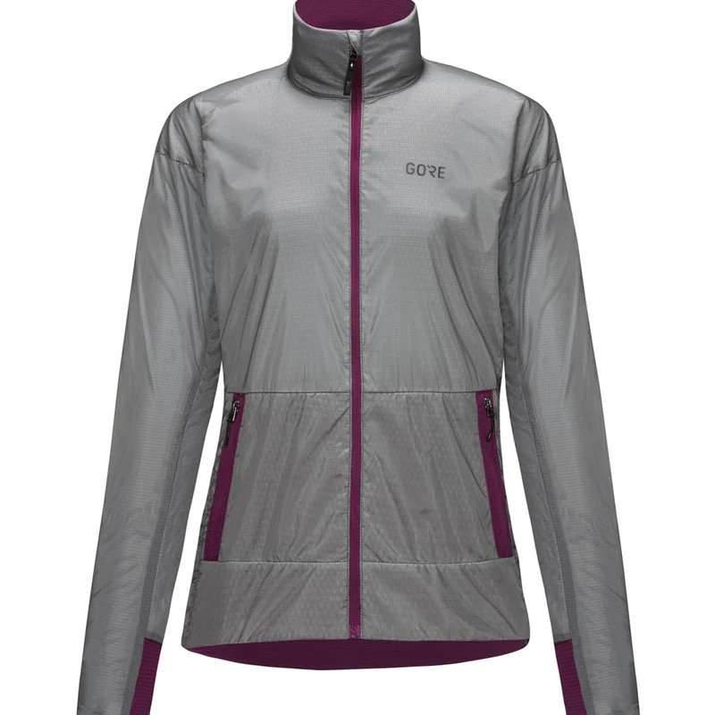 GOREWEAR Drive Jacket Womens, Lab Gray/Process Purple, 42